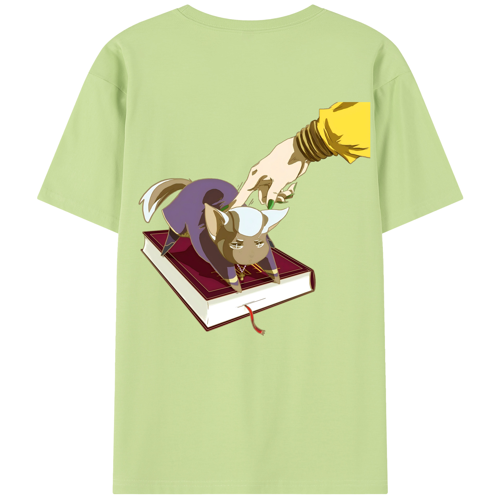 （画像用） ジョジョの奇妙な冒険 JoJo's Bizarre Adventure 綿100％半袖Tシャツ（背面プリント）